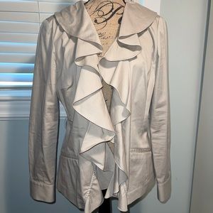 Cremieux ruffle jacket